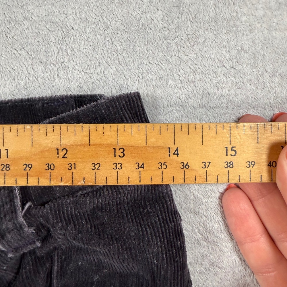 Levis Pants Women 28x34 Black 517 Corduroy Flare Bootcut Vintage 70s Western - Picture 13 of 13